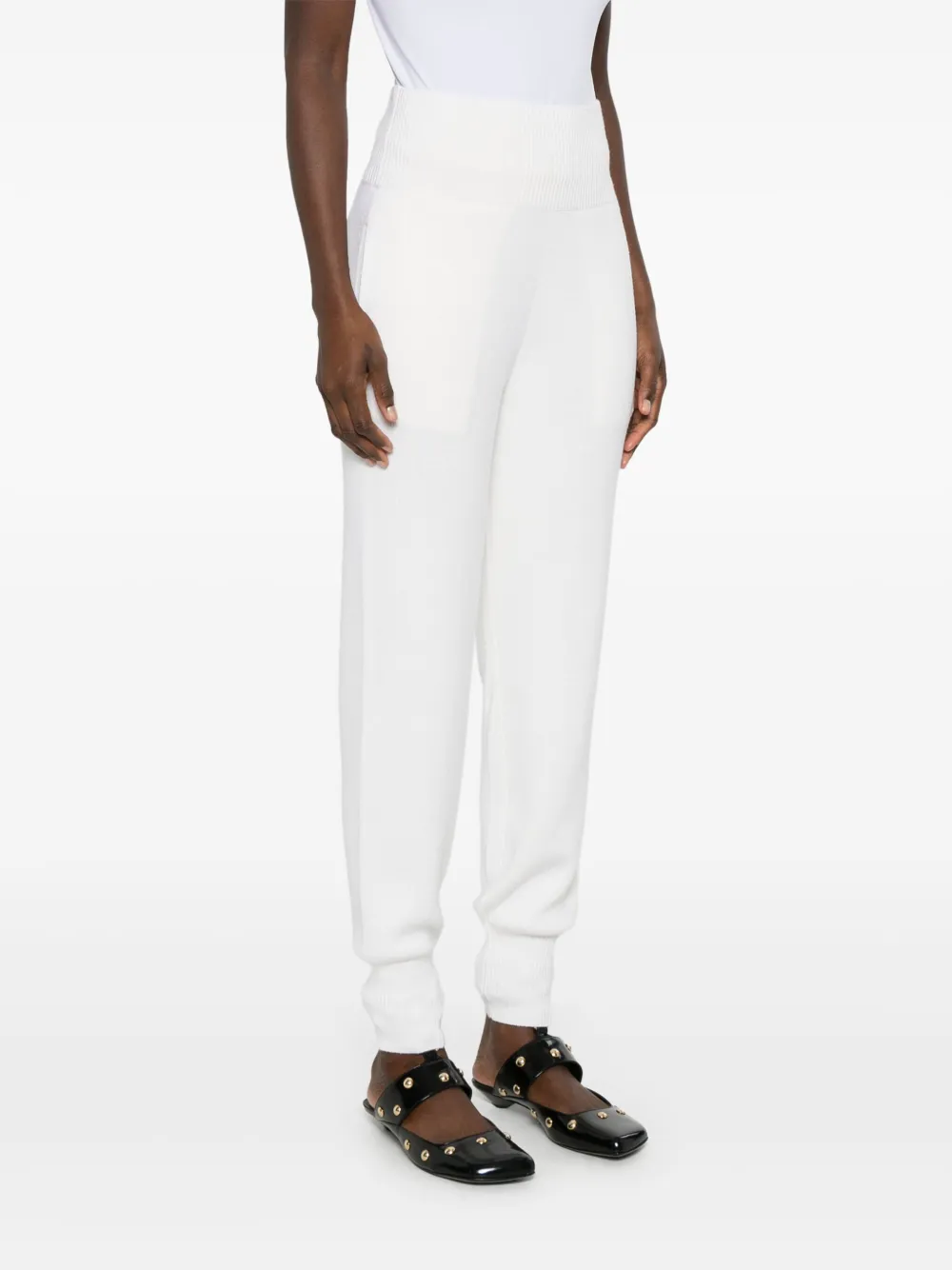  Chloé Knitted Trousers - White 