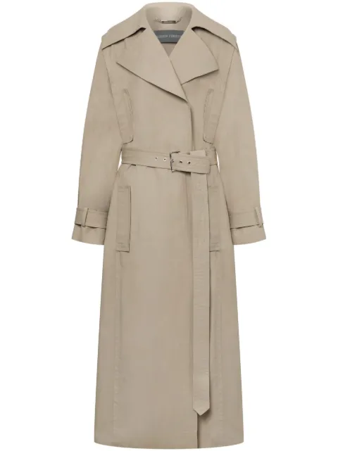Alberta Ferretti gabardina con cinturón