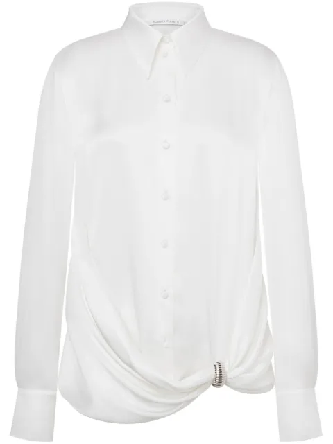 Alberta Ferretti satin shirt