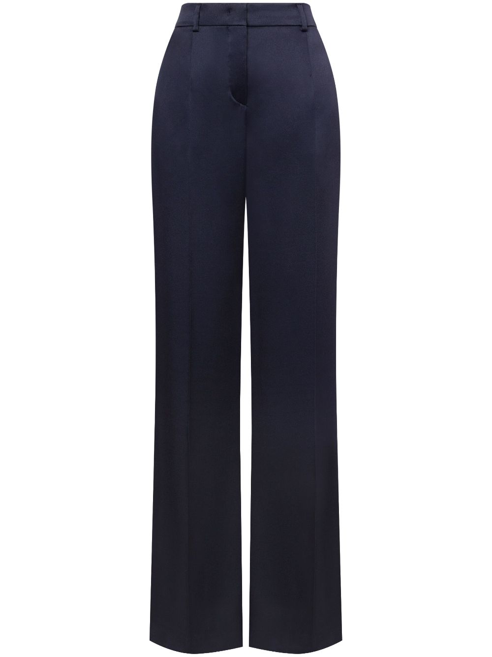 Alberta Ferretti Satijnen broek Blauw