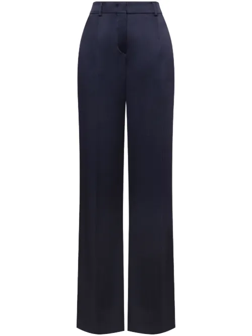 Pantalon en satin - Alberta Ferretti - Modalova