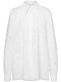 Alberta Ferretti embroidered-design shirt - White