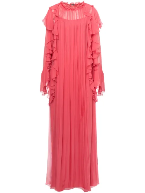 Alberta Ferretti pleated gown