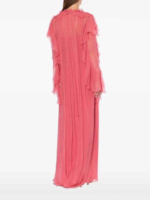 Alberta Ferretti pleated gown