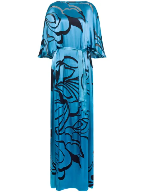Alberta Ferretti silk-satin dress