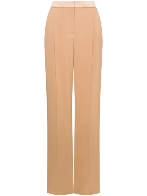 Alberta Ferretti pressed-crease straight trousers