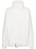 Alberta Ferretti high-neck jacket - White