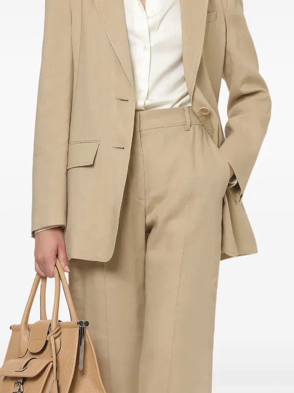 Alberta Ferretti テーラードパンツ | ニュートラル | FARFETCH JP