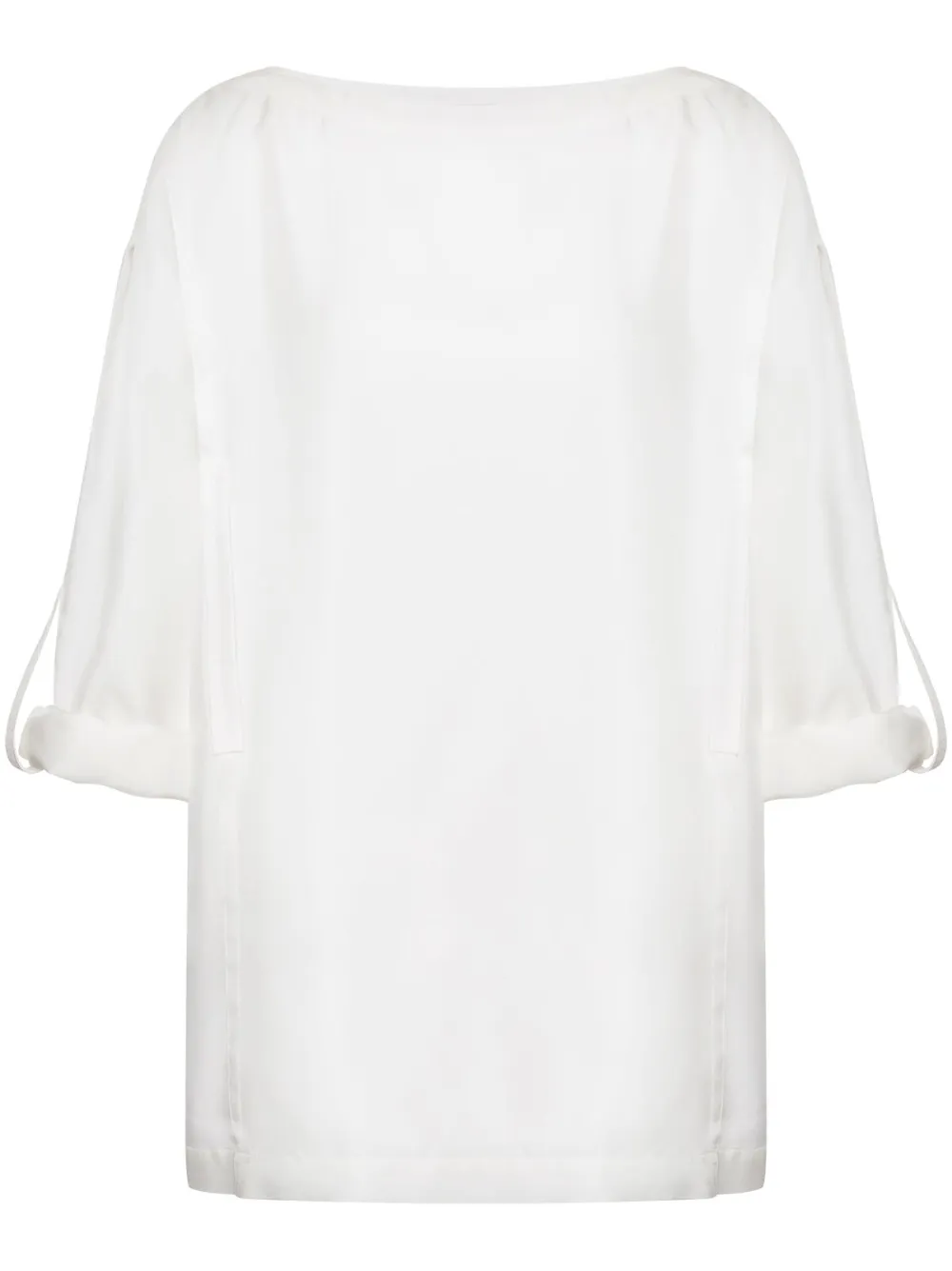 Alberta Ferretti シルク ブラウス - ホワイト Alberta Ferretti シルク ブラウス - ホワイト