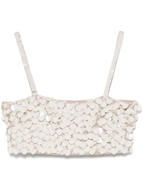 P.A.R.O.S.H. paillette-embellished top