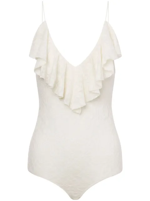 Philosophy Di Lorenzo Serafini ruffle-detailing bodysuit 