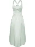 Philosophy Di Lorenzo Serafini satin midi dress - Green