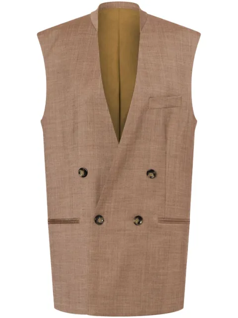 Philosophy Di Lorenzo Serafini lapeless double-breasted gilet