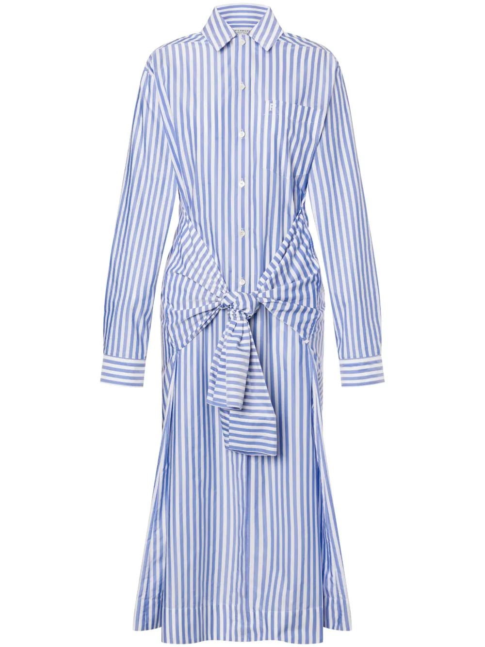 striped shirt dress