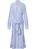 Philosophy Di Lorenzo Serafini striped shirt dress - Blue