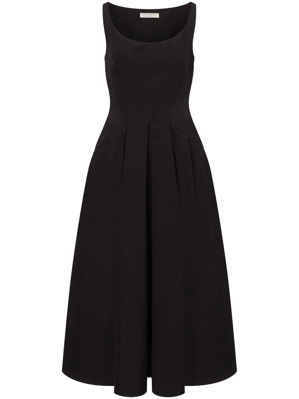 Philosophy Di Lorenzo Serafini cotton-blend dress - Black