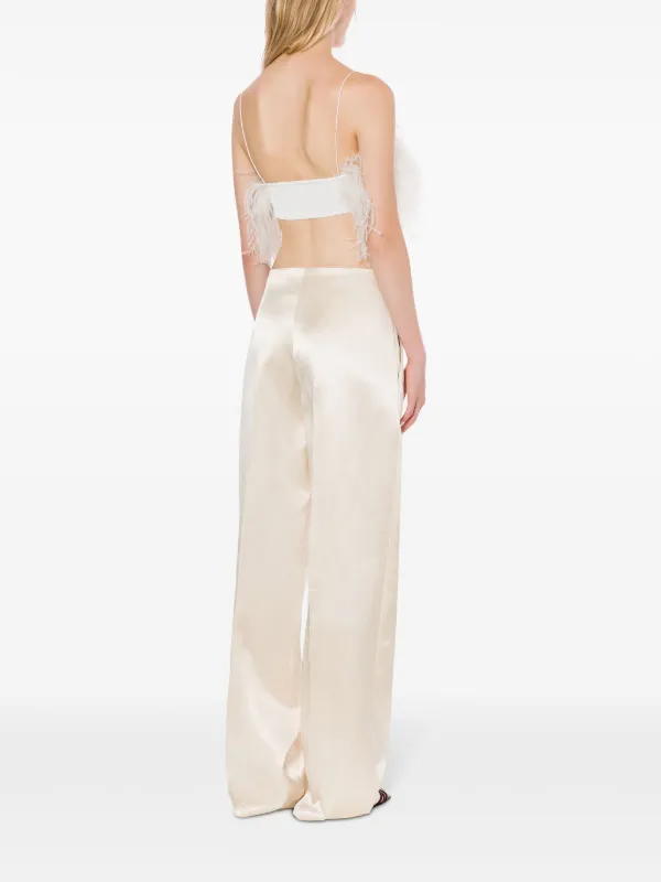 パンツ PHILOSOPHY DI LORENZO SERAFINI Satin trouser Philosophy Di Lorenzo Serafini Satin straight-leg Trousers