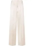 Philosophy Di Lorenzo Serafini satin straight-leg trousers - Neutrals