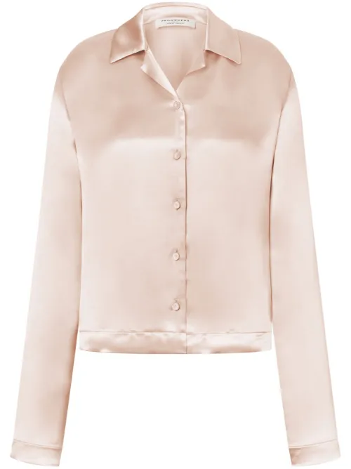 Chemise à fini satiné - Philosophy Di Lorenzo Serafini - Modalova