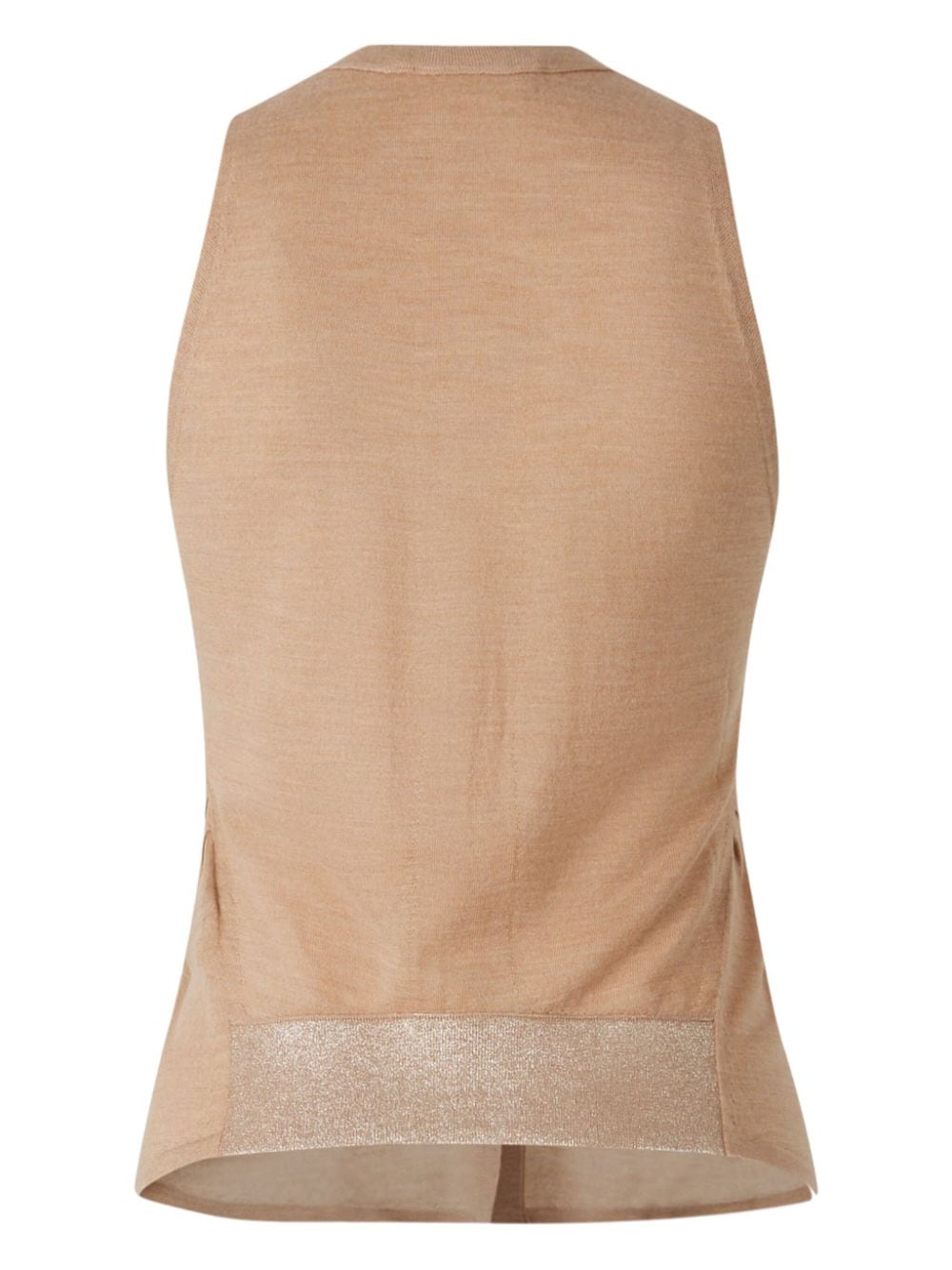 Dorothee Schumacher Glanzende top van merinowol - Beige