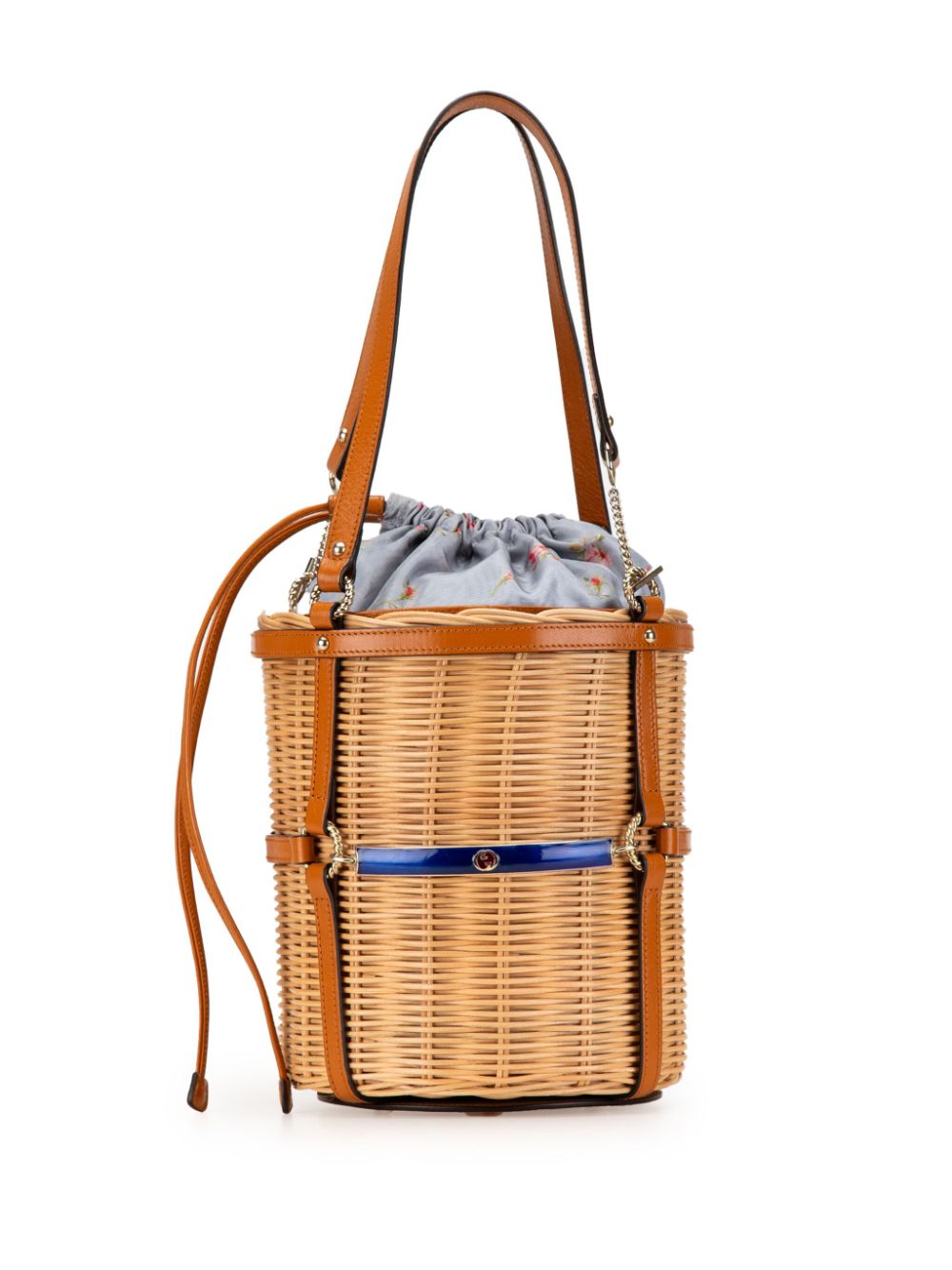 2000-2015 Small Cestino Wicker bucket bag