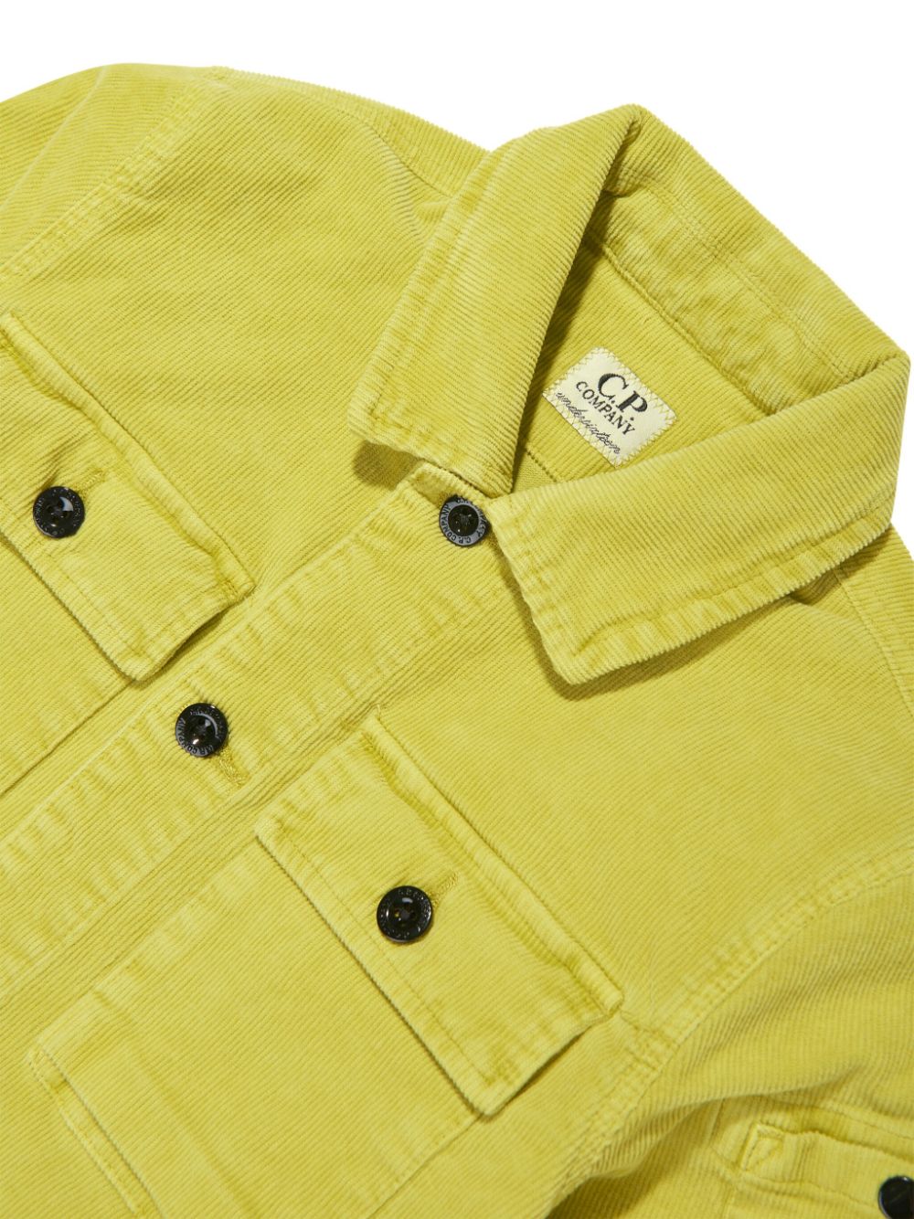 Shop C.p. Company Logo-patch Shirt In Green