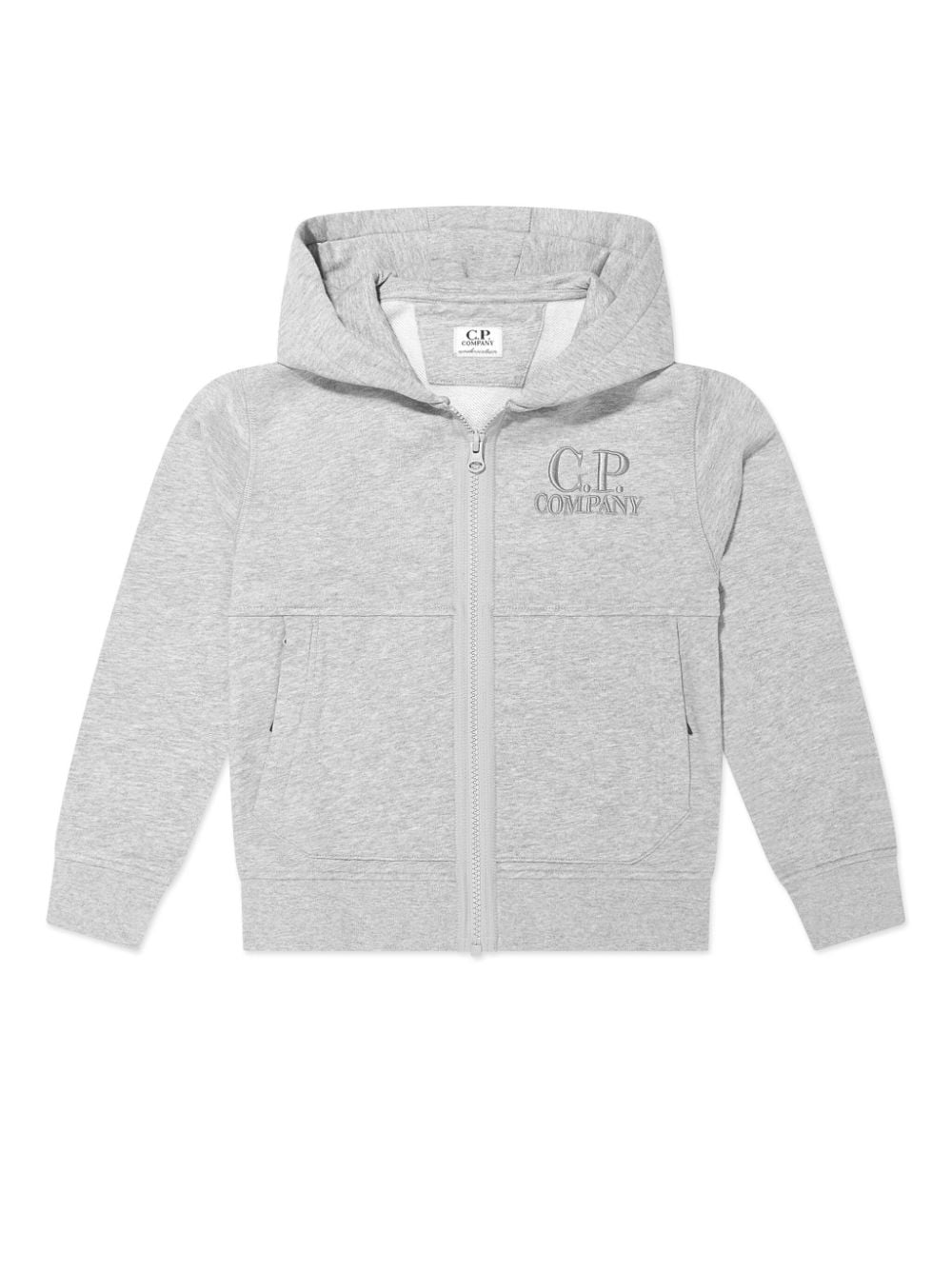 C.P. Company Kids logo tracksuit - Grijs