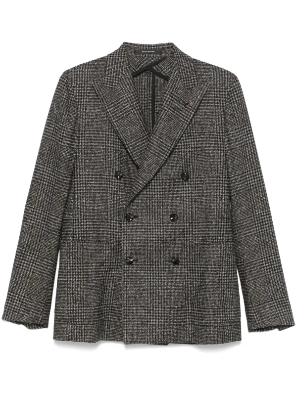 Tagliatore チェック ジャケット | ブラック | FARFETCH JP