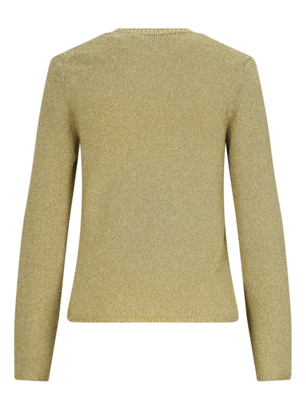 Shop Comme Des Garçons Comme Des Garçons Lurex Jumper In Yellow