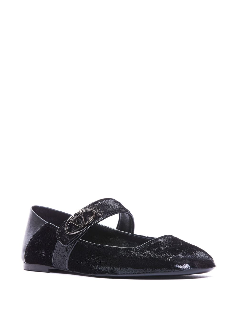 Valentino Garavani VLogo Locker ballet flats Black