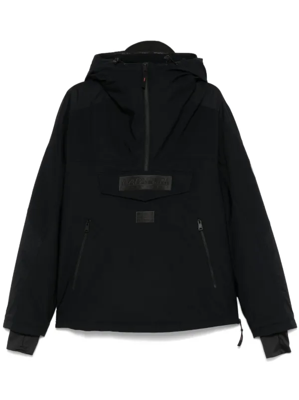 Napapijri Rainforest Tech Jacket Black FARFETCH