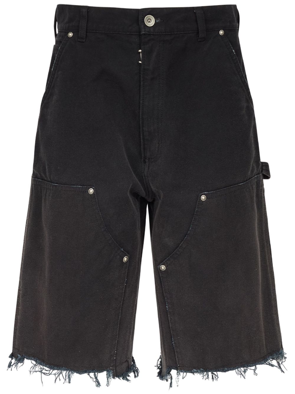 Maison Margiela Gerafelde shorts Blauw