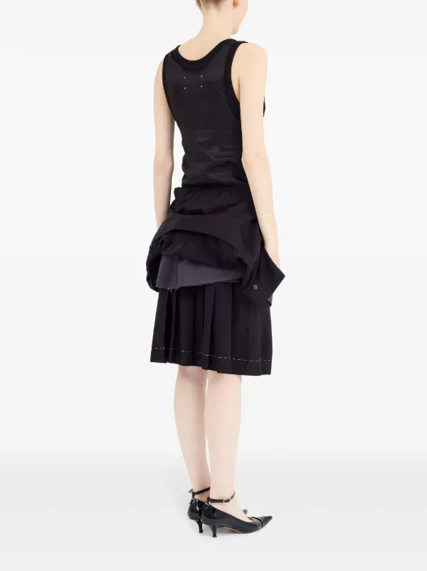 インナー・ルームウェアその他 Maison Margiela Maison Margiela Dresses Black Maison Margiela Layered Midi Dress | Black | FARFETCH