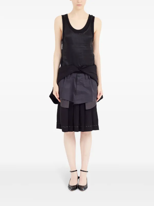 【送料&関税込】Maison Margiela Spliced Jersey Midi Dress Maison Margiela Spliced-jersey Midi Dress In Multi | ModeSens