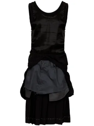 maison martin margiela ドレス Maison Martin Margiela strapless dress printed with wild