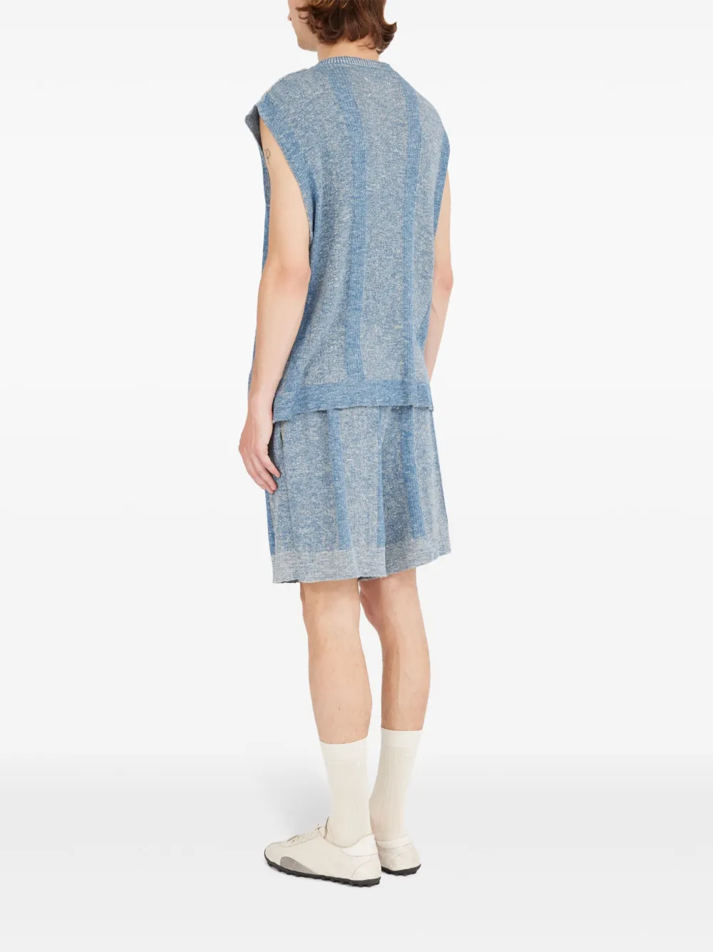 Maison Margiela Gebreide tanktop Blauw