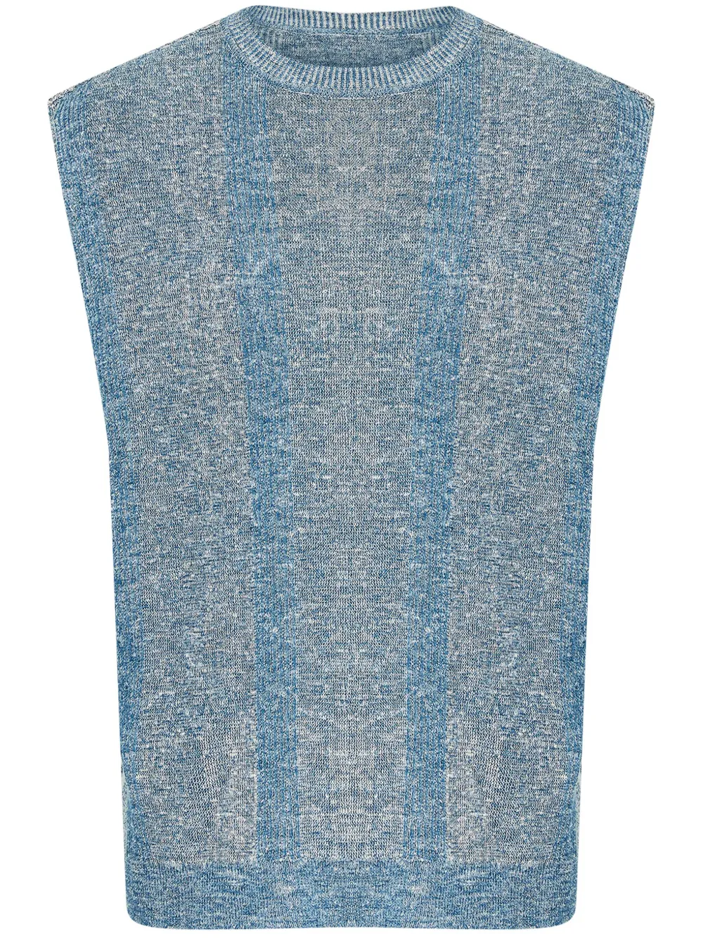 Maison Margiela Gebreide tanktop Blauw
