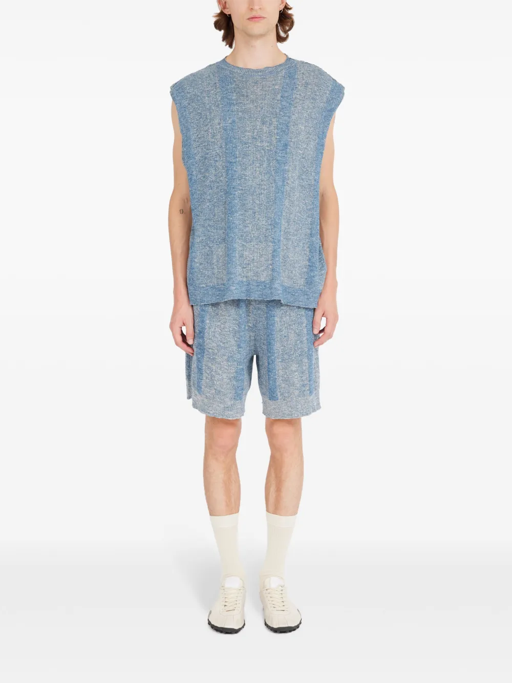 maisonmargiela Maison Margiela Gebreide tanktop - Blauw
