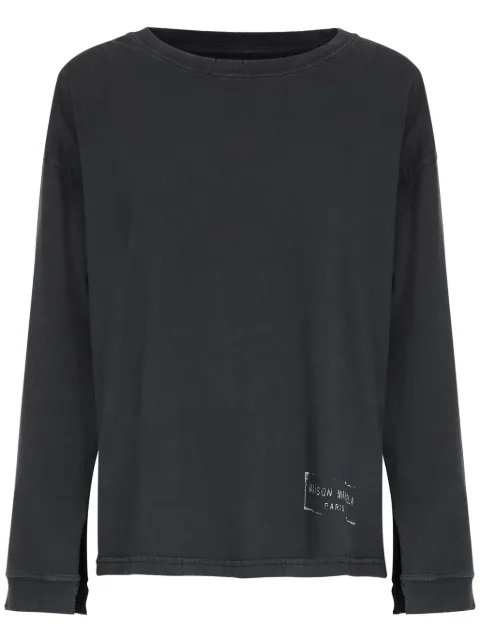 Maison Margiela logo-print cotton sweatshirt