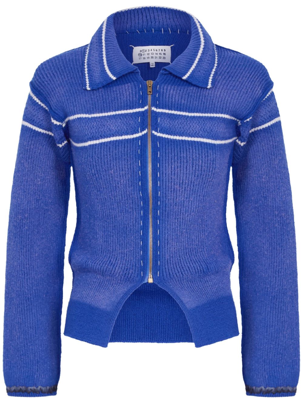 Maison Margiela Gestreept vest Blauw