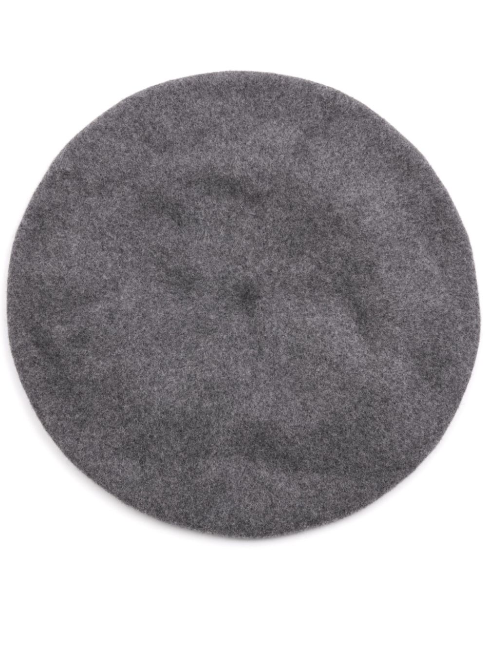 four stitch-logo virgin wool beret