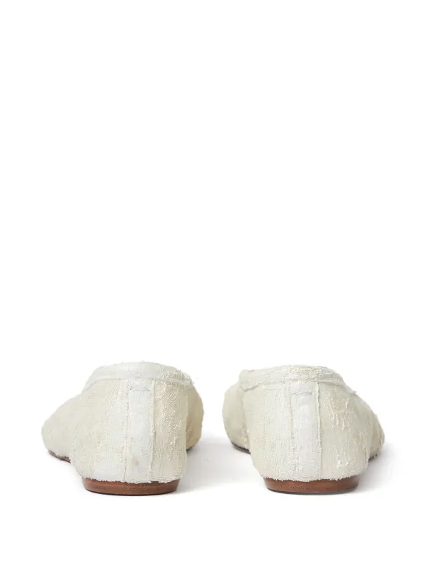 Maison Margiela Tabi Ballet Flats | White | FARFETCH CA
