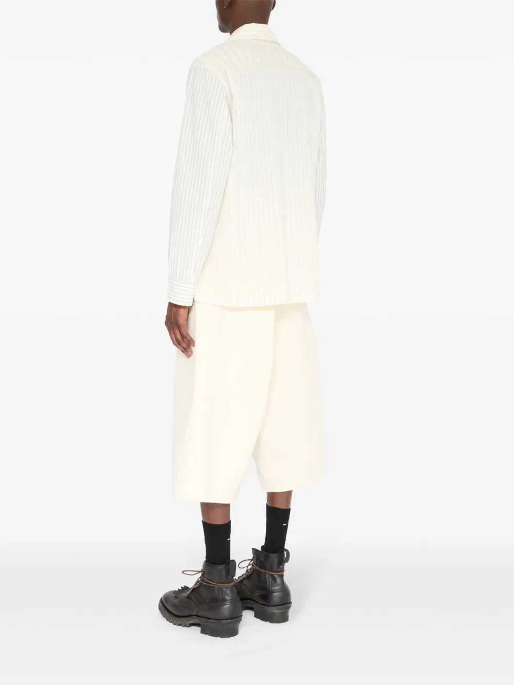 Maison Margiela Gestreept overhemd Beige