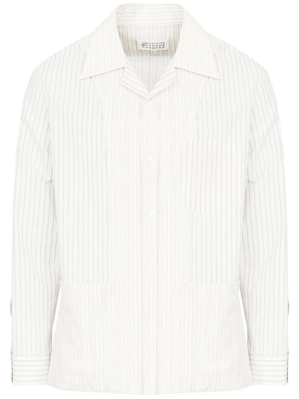 Maison Margiela ストライプ シャツ - ニュートラル Maison Margiela ストライプ シャツ - ニュートラル