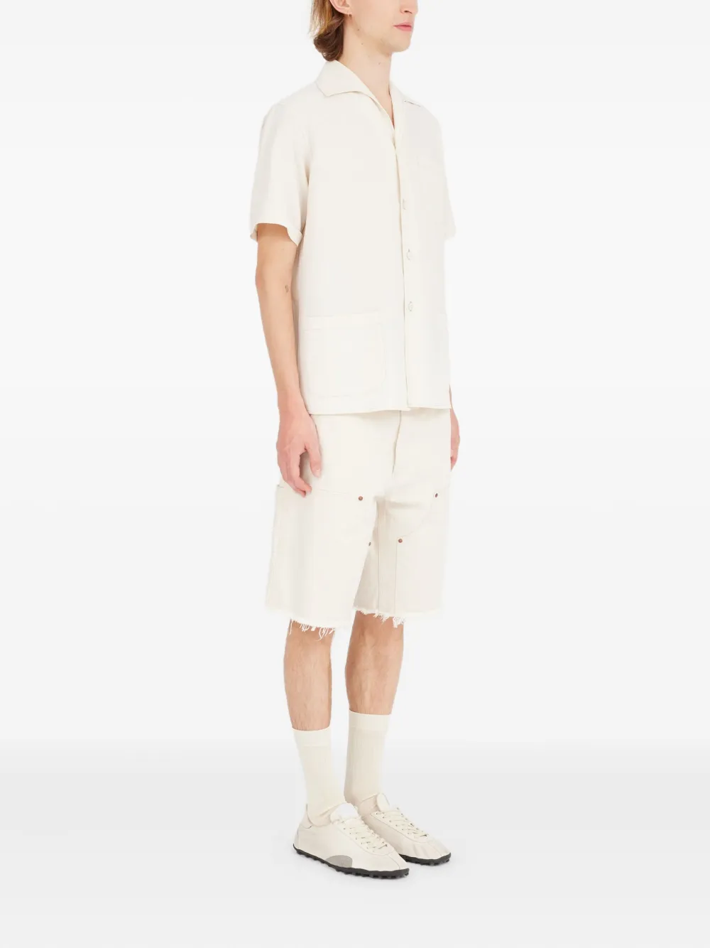 Maison Margiela overhemd met korte mouwen Wit