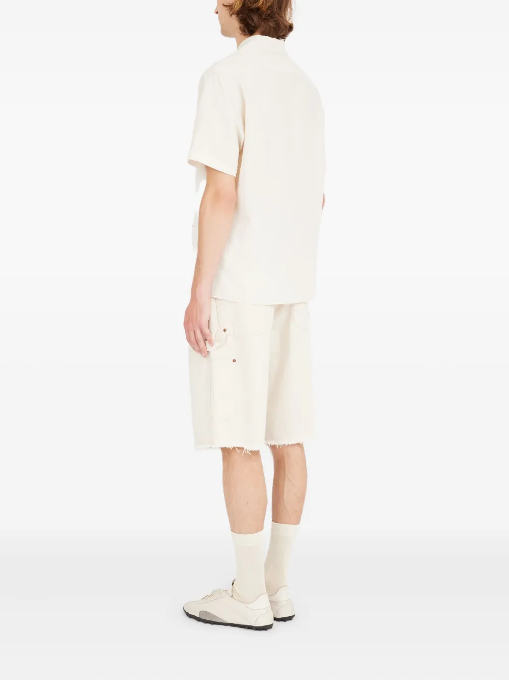 Maison Margiela overhemd met korte mouwen Wit