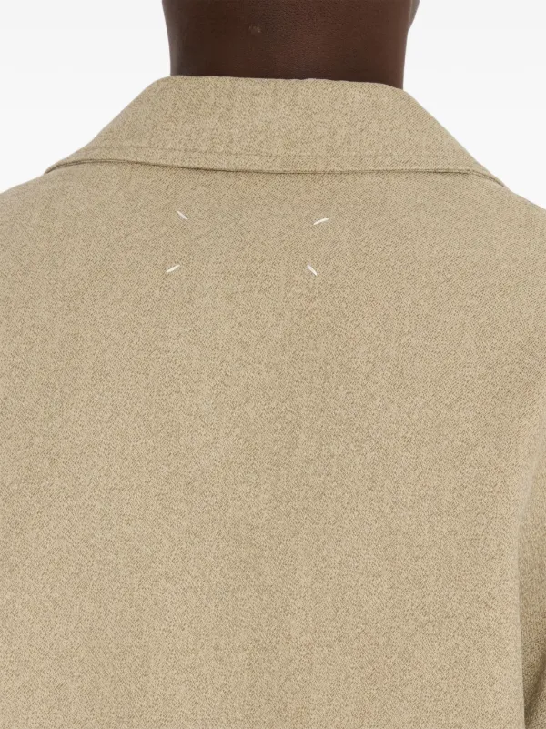 Maison Margiela Cotton Shirt Jacket | Grey | FARFETCH