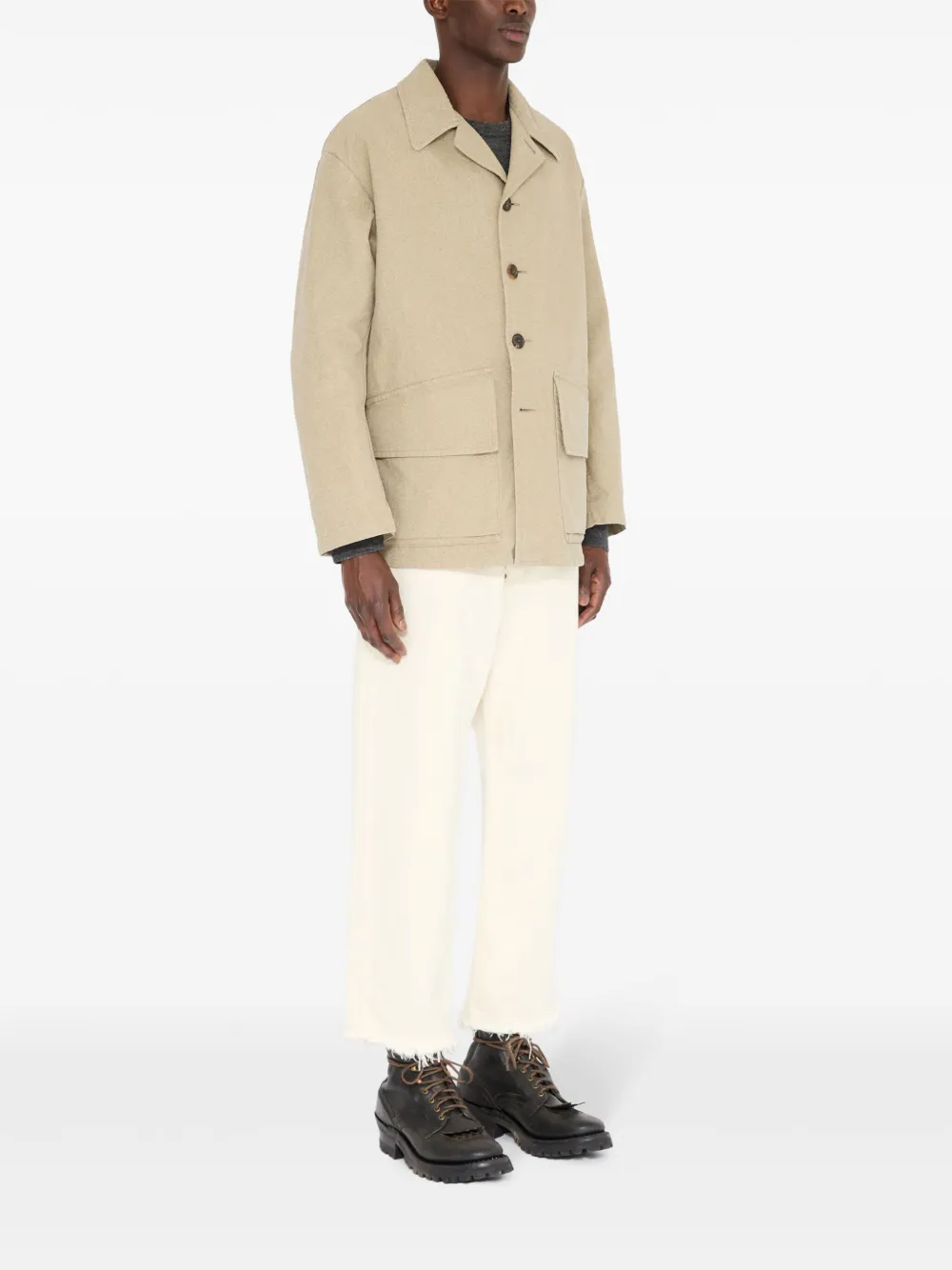 Maison Margiela Katoenen shirtjack Beige