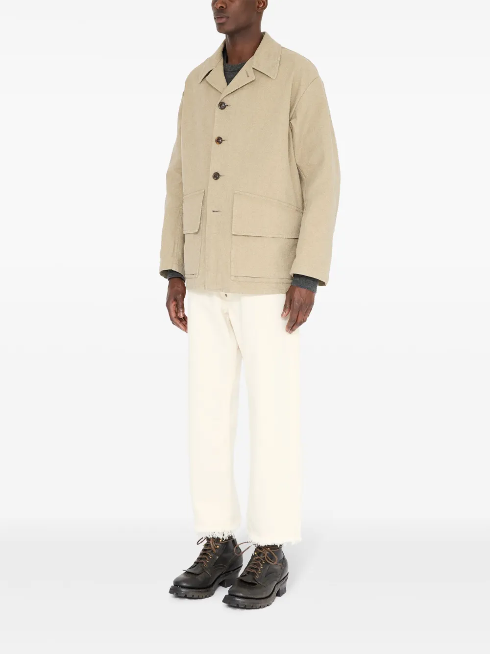 Maison Margiela Katoenen shirtjack Beige