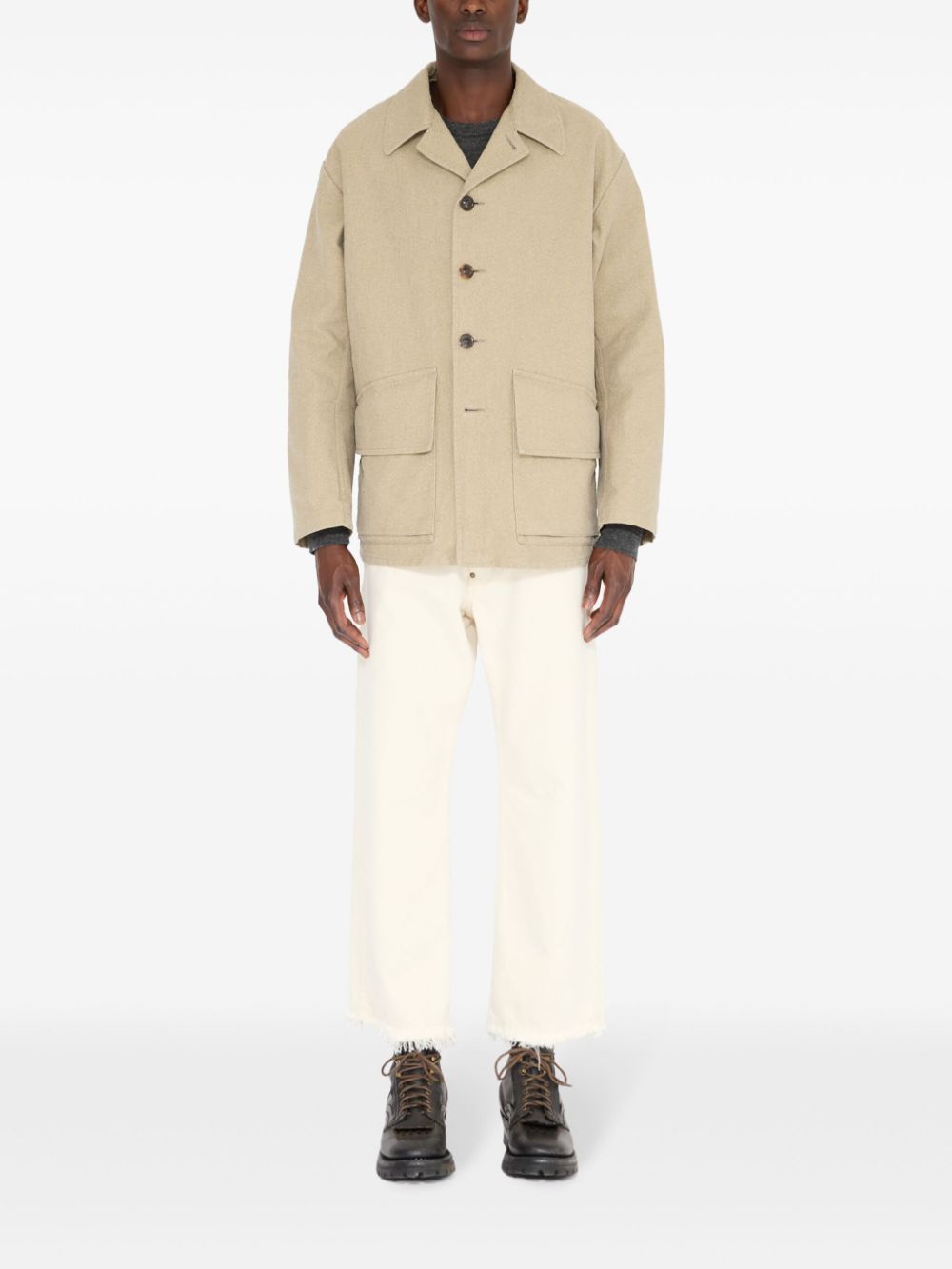 Maison Margiela Katoenen shirtjack - Beige